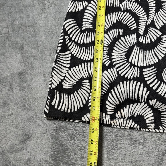 Anthropologie‎ Maeve Windfall Tunic Shift Dress Textured Black White Size Small - Picture 12 of 12